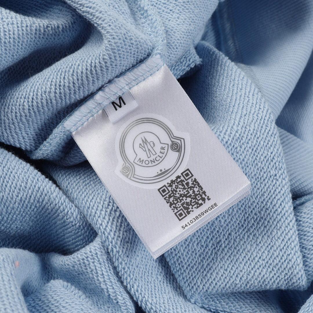 Moncler Logo Patch Sweatshirt 'Blue'