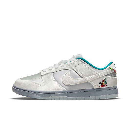 Nike Dunk Low Ice Women's Sneakers – Satin & Velvet Accents