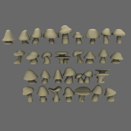 BWTF Scenics Mushroom Basing Accessories X30