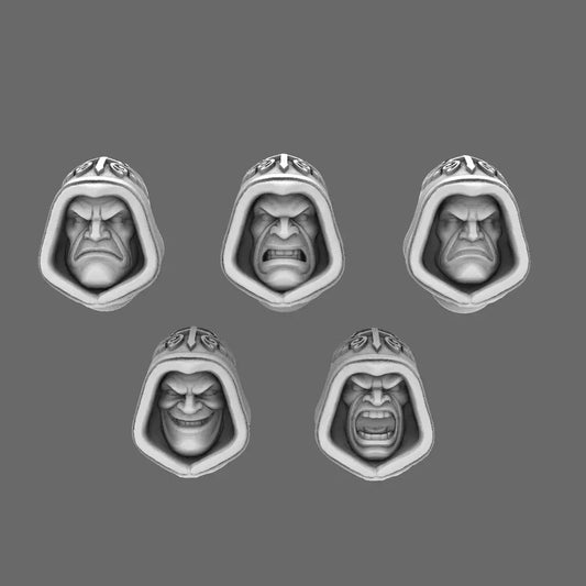 Arthurian Knights V10 Hooded Faithful Heads — photo 2 of 4