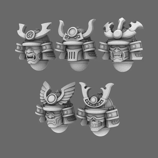 Cyber Samurai V2 Metal Storm Samurai Helmet X 10