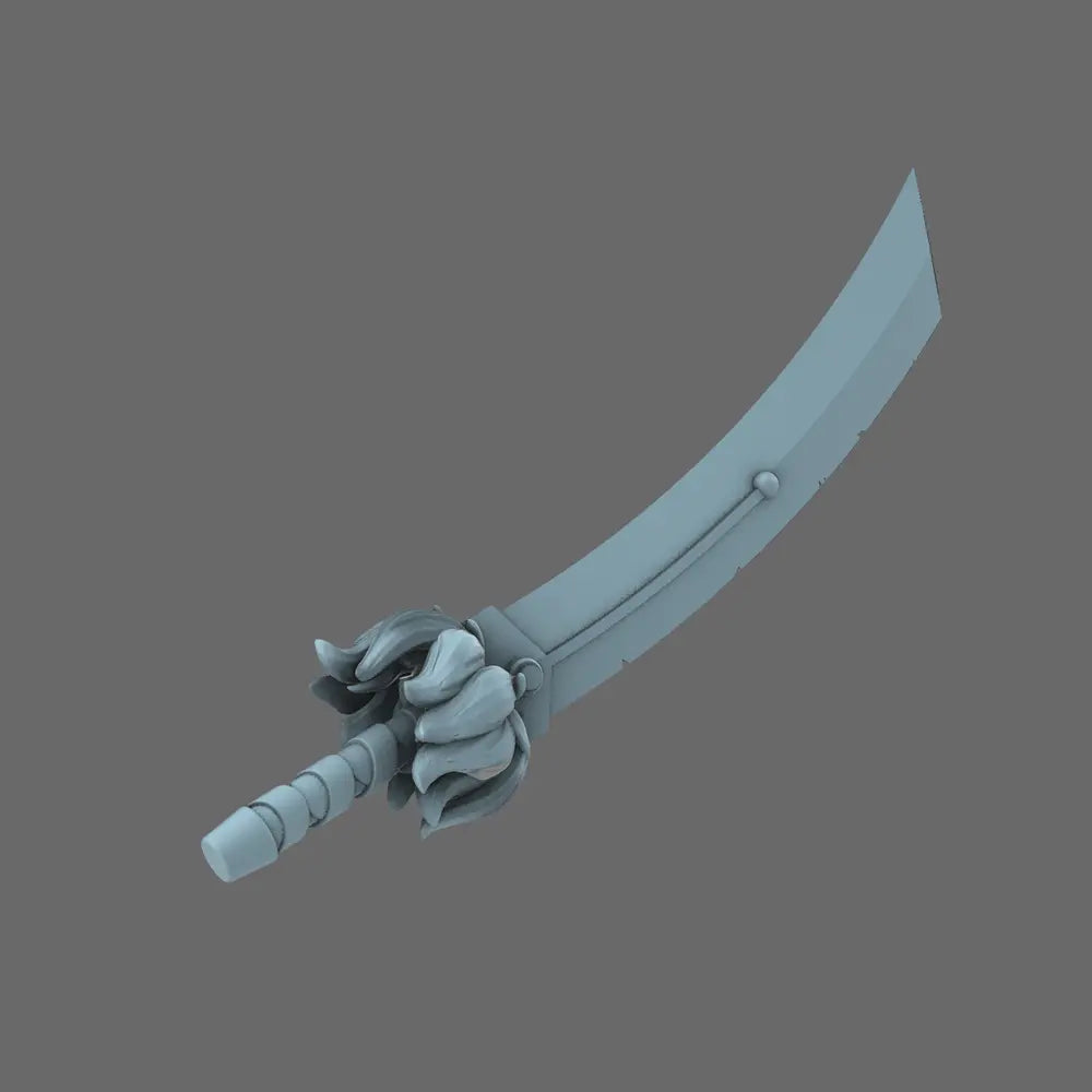 Cyber Samurai Demon Dog Sword NOHAND