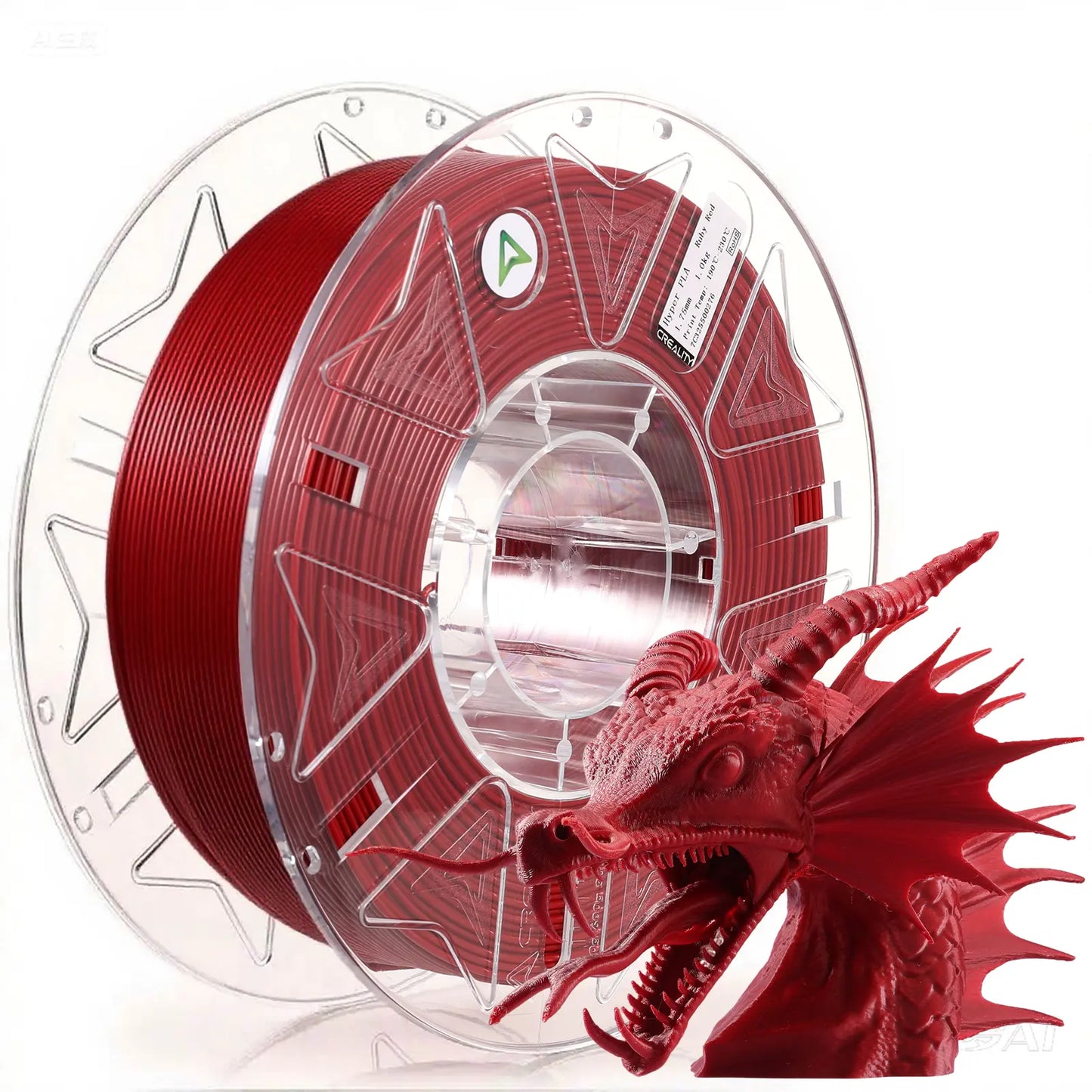 Creality Hyper RFID PLA Filament 1.75mm, 3D Printer Filament for High Speed 30-600mm/s Support CFS, 2.2 LBS (1KG) Spool, Dimensional Accuracy +/- 0.03mm — photo 6 of 6
