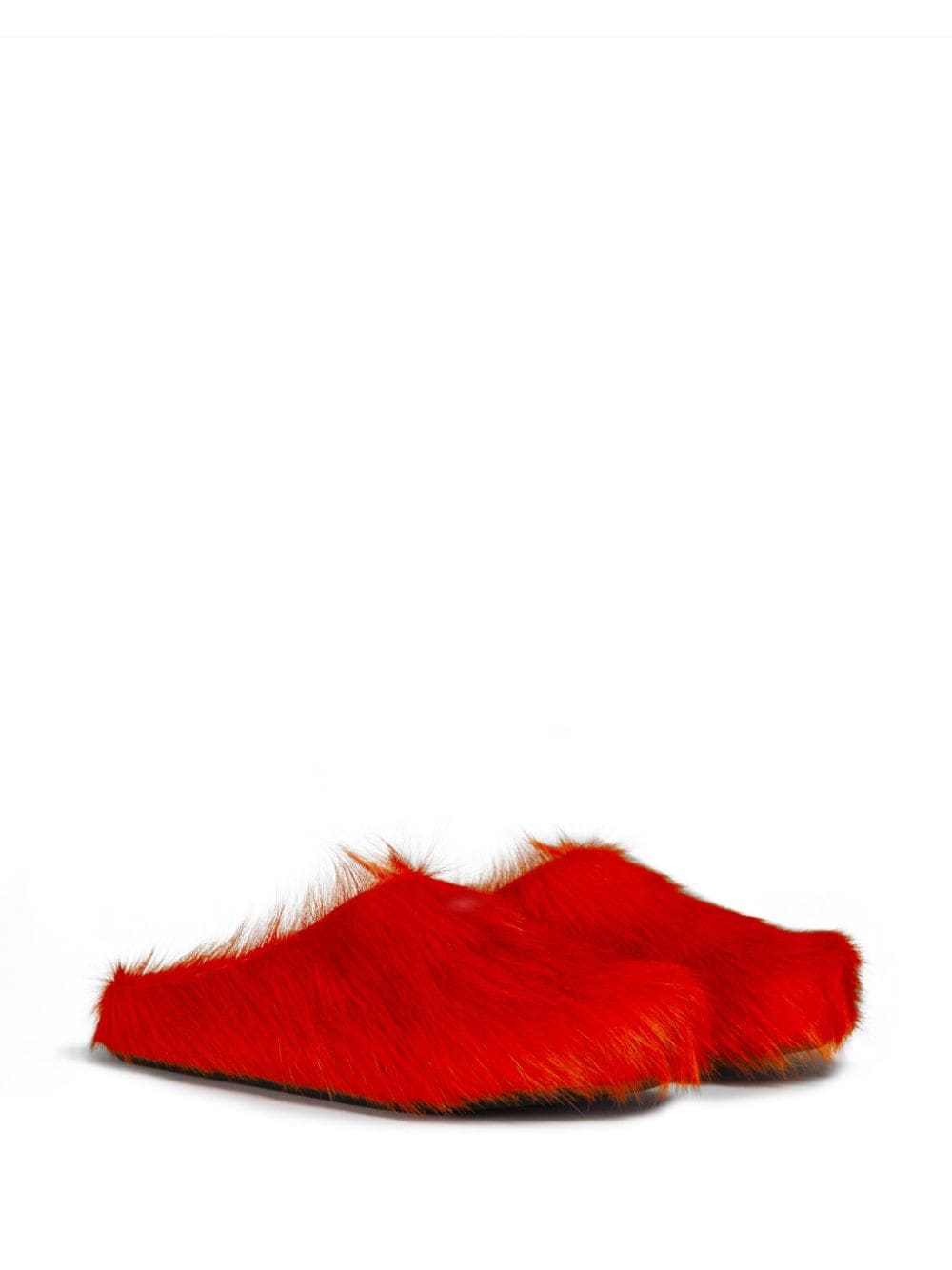 Marni Fussbett Faux Fur Slippers