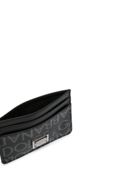 Dolce & Gabbana Allover Logo Card Case
