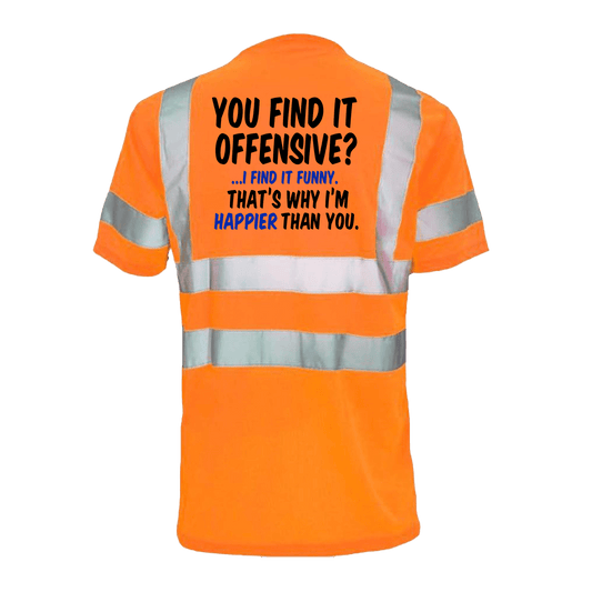 Happier Than You- Reflective Safety T-Shirt — photo 2 of 2