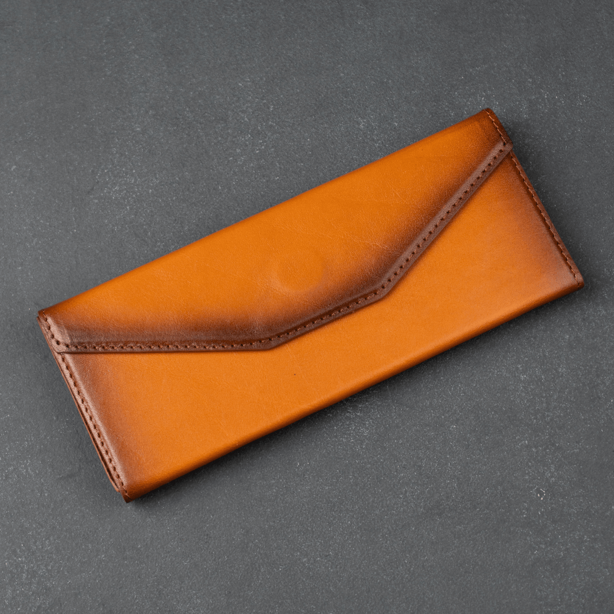 Luxury Leather Sunglasses Case - Rustic Brown - Louisville