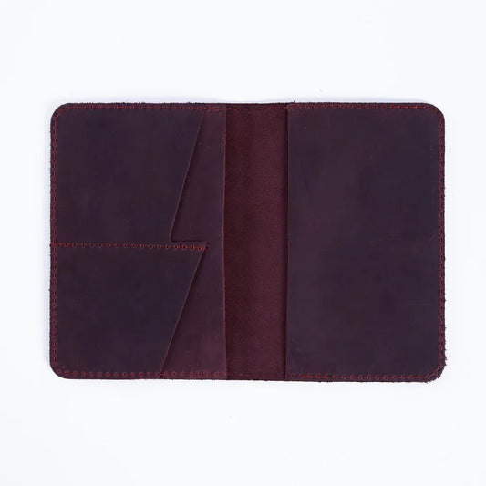 Passport cover with the national symbol of Canada