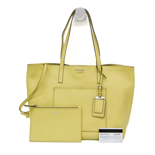 Prada City Calf · Leather Tote