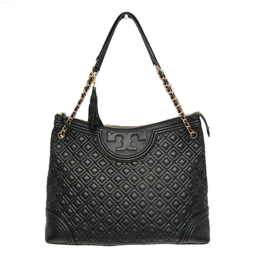 Tory Burch Quilted Chain · Leather Tote