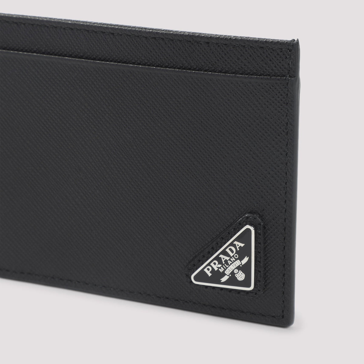 PRADA Mini Saffiano Leather Cardholder