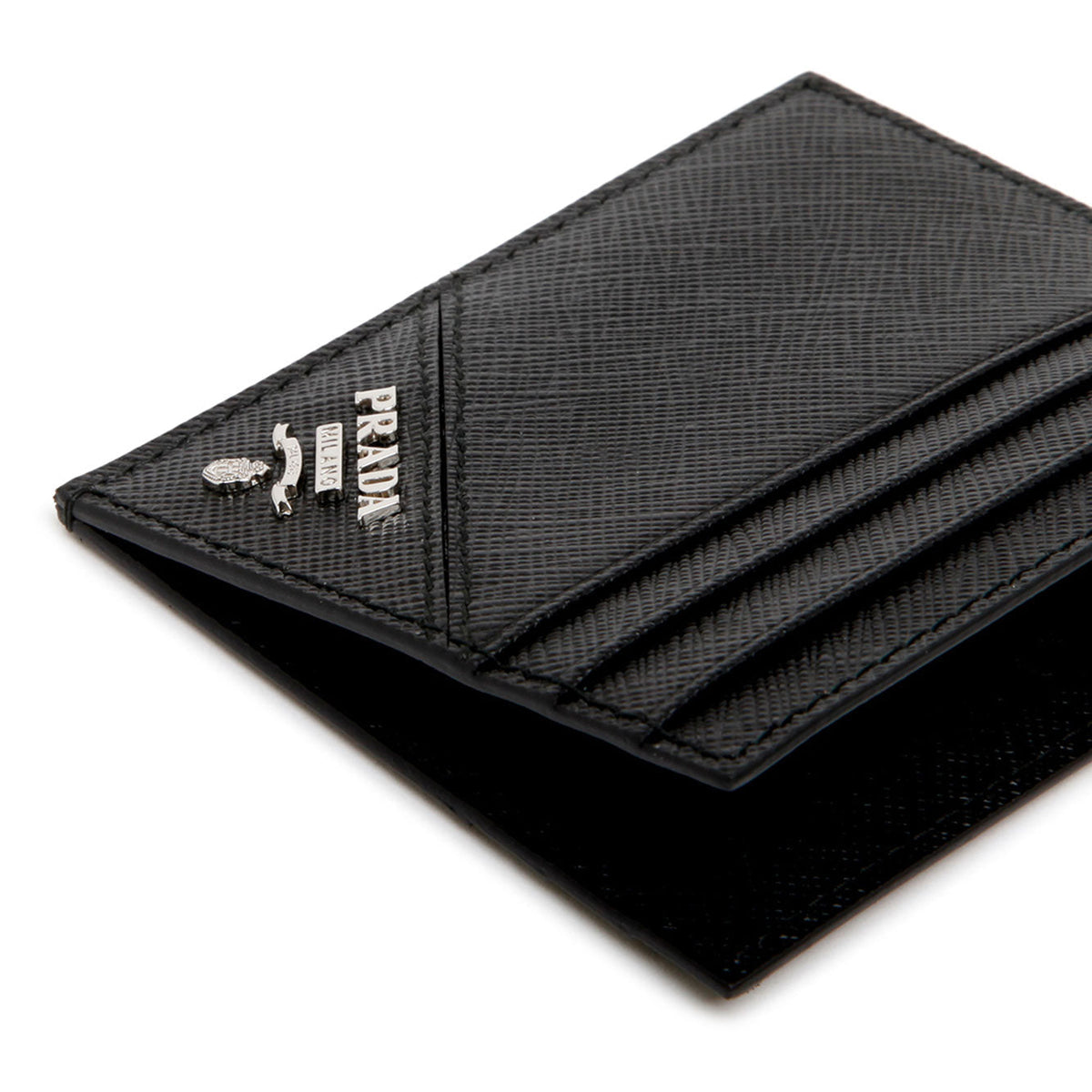 PRADA Mini Classic Leather Wallet
