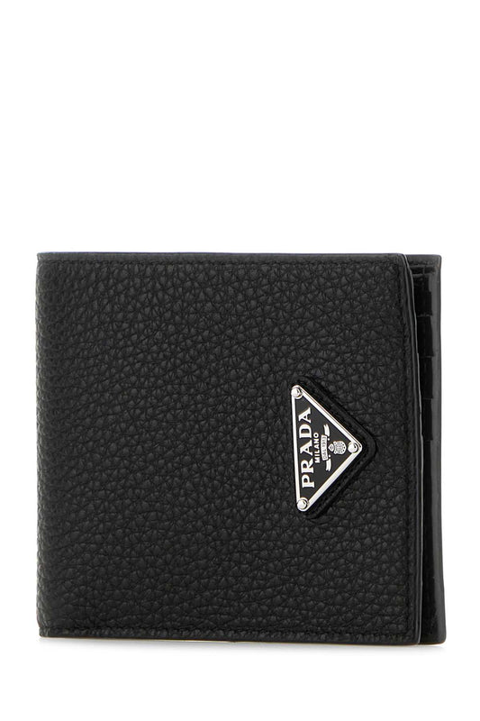 PRADA Mini Leather Wallet with Logo