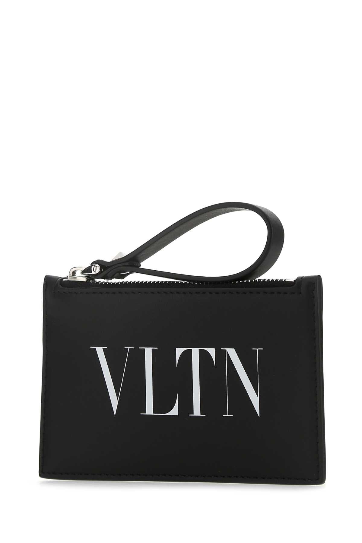 VALENTINO GARAVANI Men's Mini Leather Card Holder