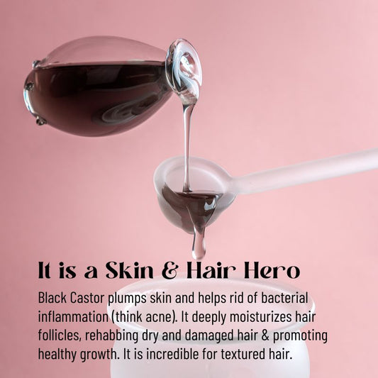 Black Castor Oil for Hair & Brows