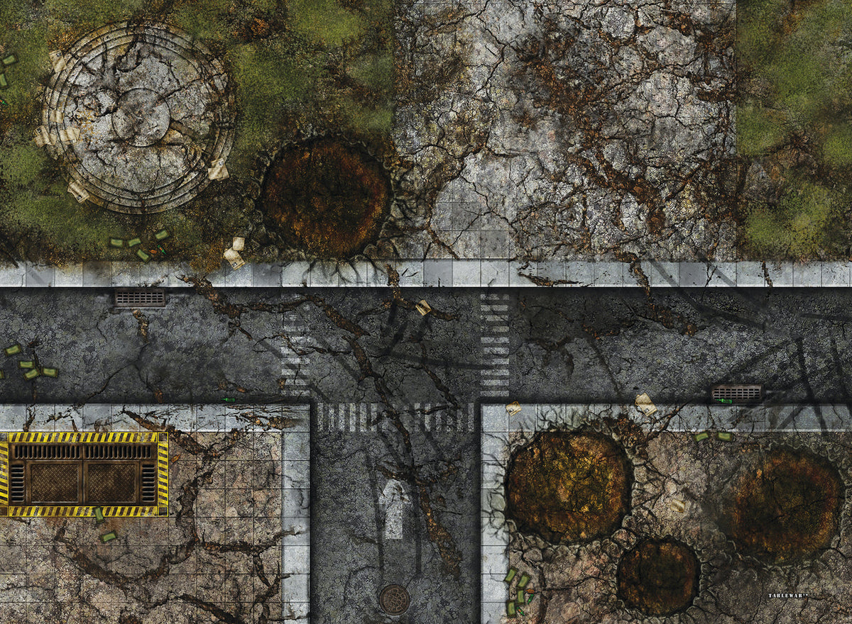 30x22" Double-Sided 'Urban Combat' + 'Badlands' F.A.T. Mat Battle Gaming Mat — photo 3 of 3