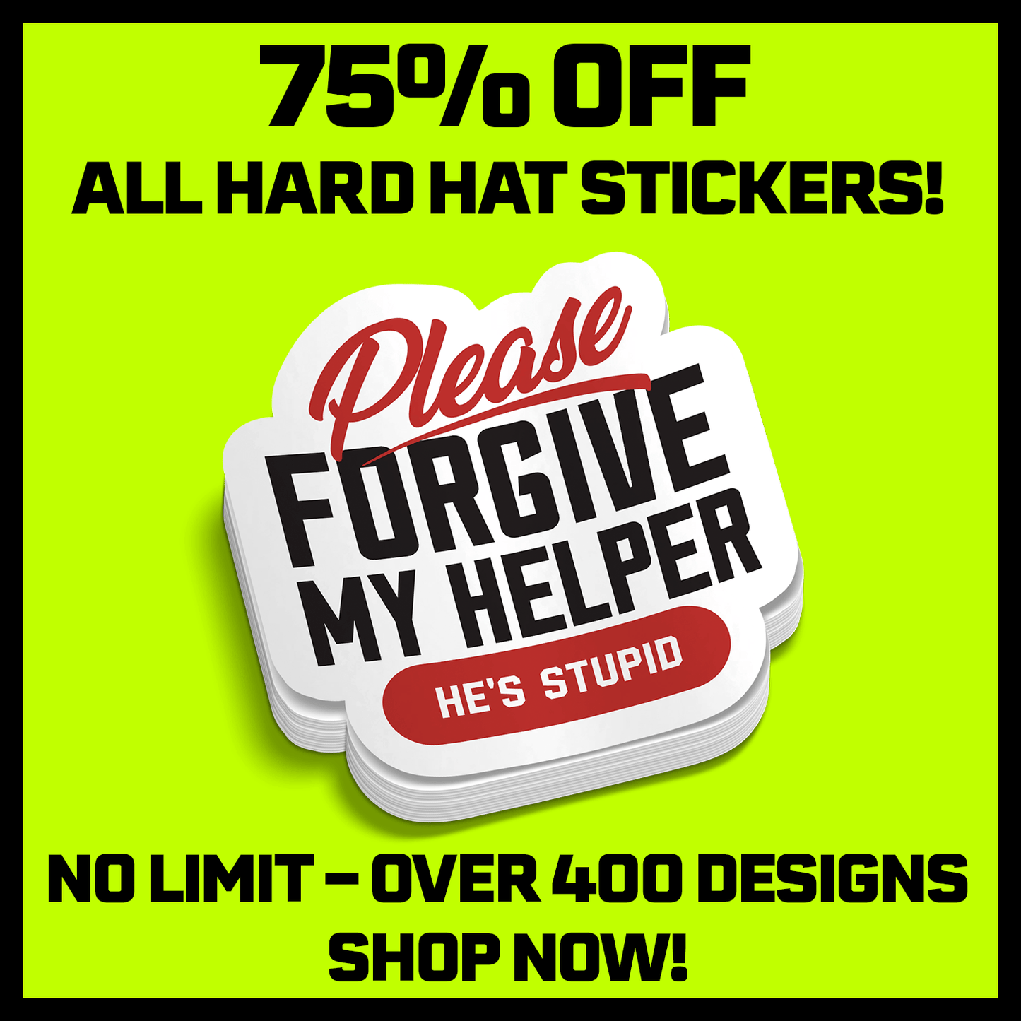 My Helper - Hard Hat Decal — photo 2 of 2