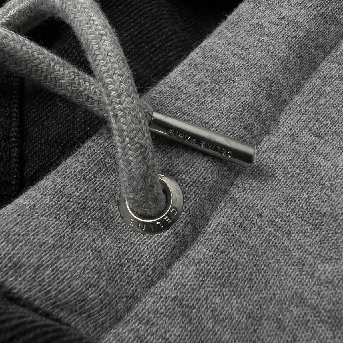 CELINE Washed Grey Denim Jacket – Casual Single-Breasted