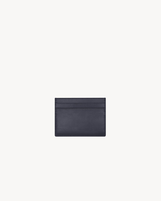 SAINT LAURENT Mini Leather Card Holder