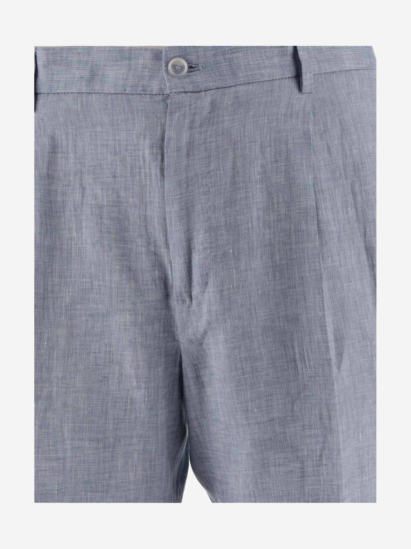 Dolce & Gabbana Linen Bermuda Shorts