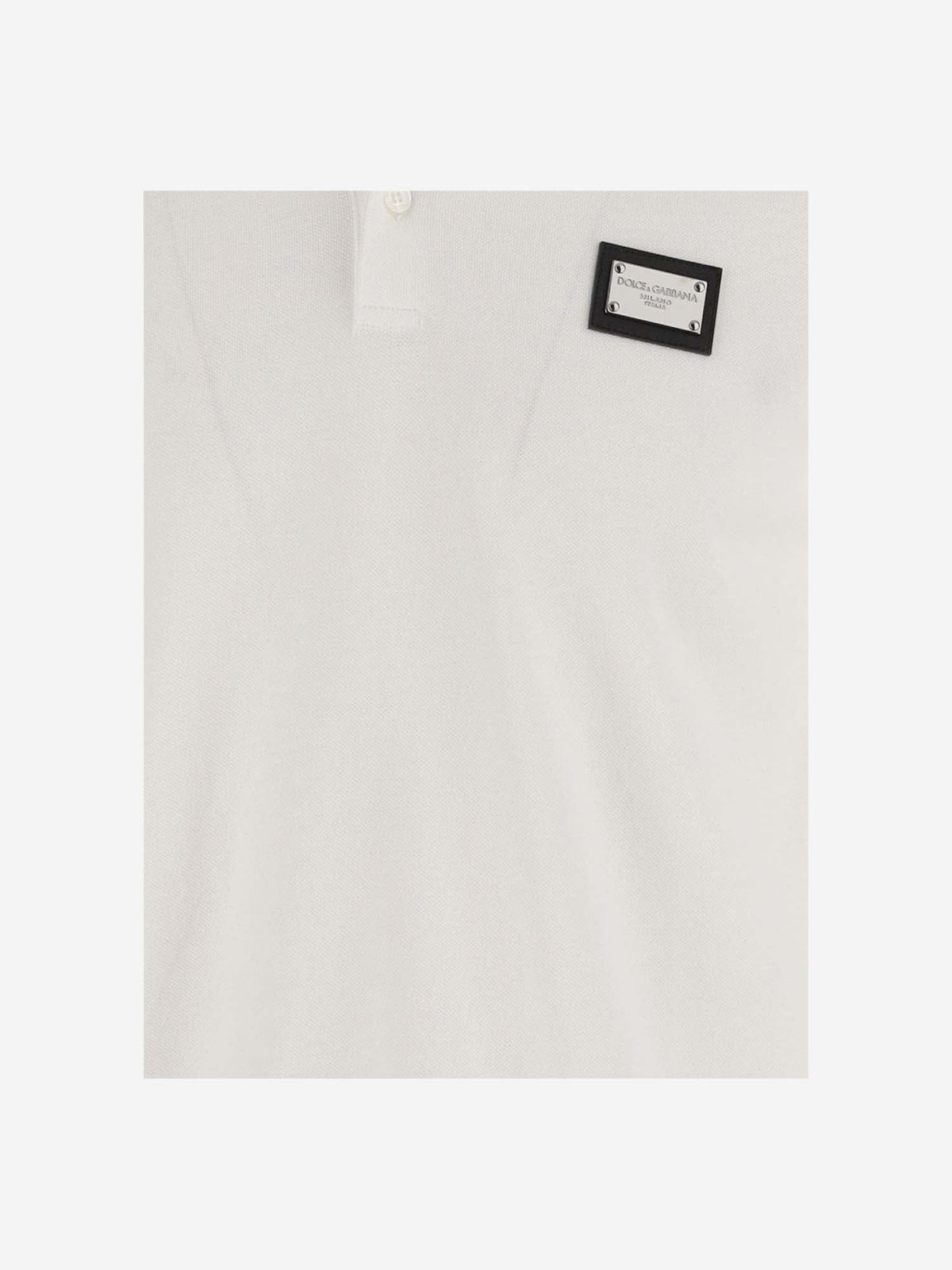 Dolce & Gabbana Cotton Polo Shirt With Logo