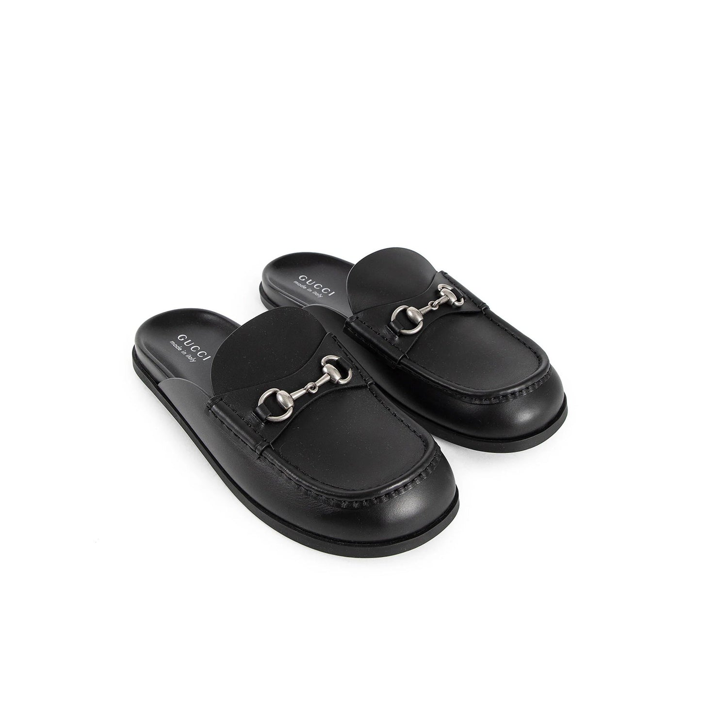 Gucci Horsebit Leather Mules