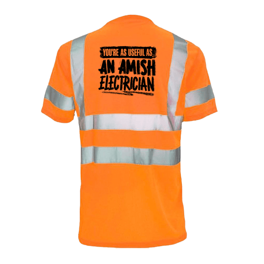 Amish Electrician - Reflective Safety T-Shirt — photo 2 of 2