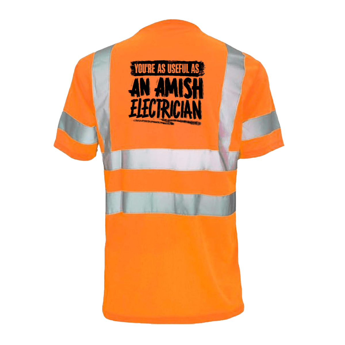 Amish Electrician - Reflective Safety T-Shirt — photo 2 of 2