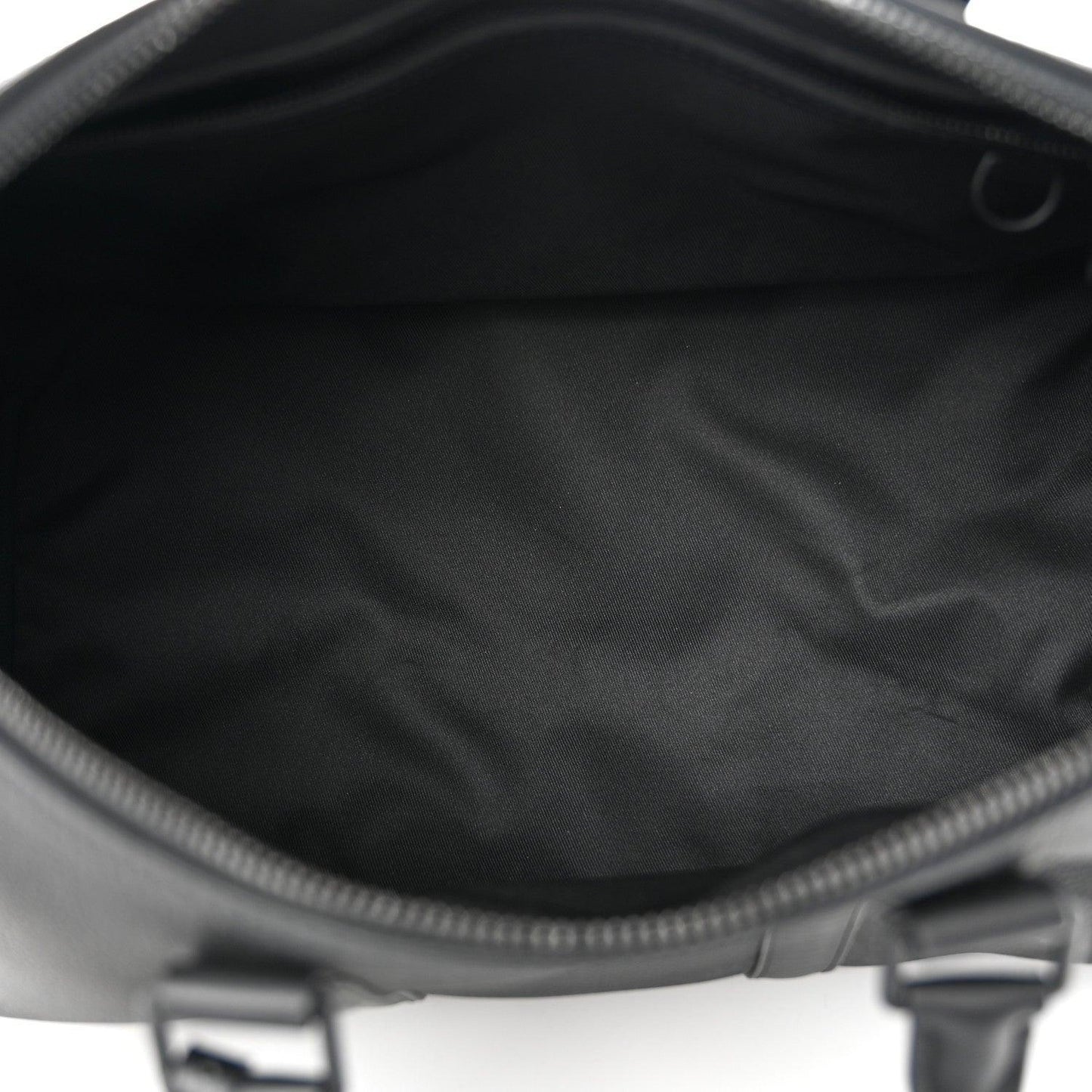 Louis Vuitton Grained Calfskin Aerogram Keepall Bandouliere 40 Black