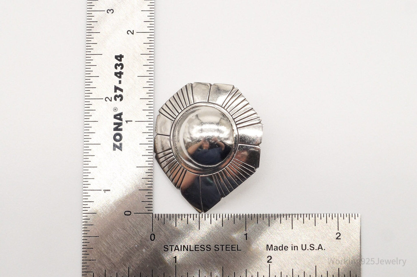Pendientes de plata de ley nativos americanos vintage – Joyería de segunda mano