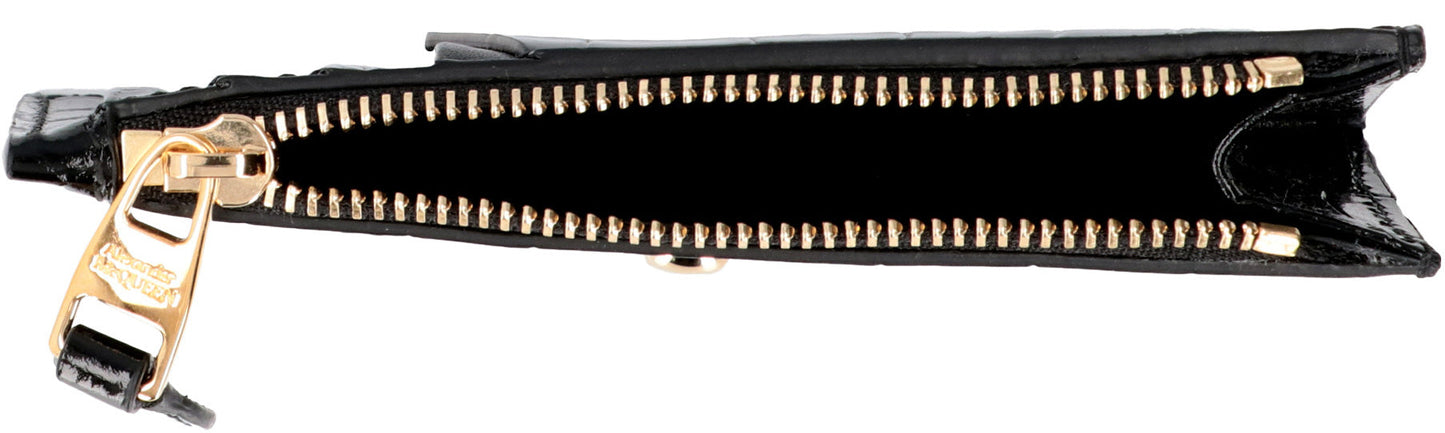 ALEXANDER MCQUEEN Mini Leather Card Holder