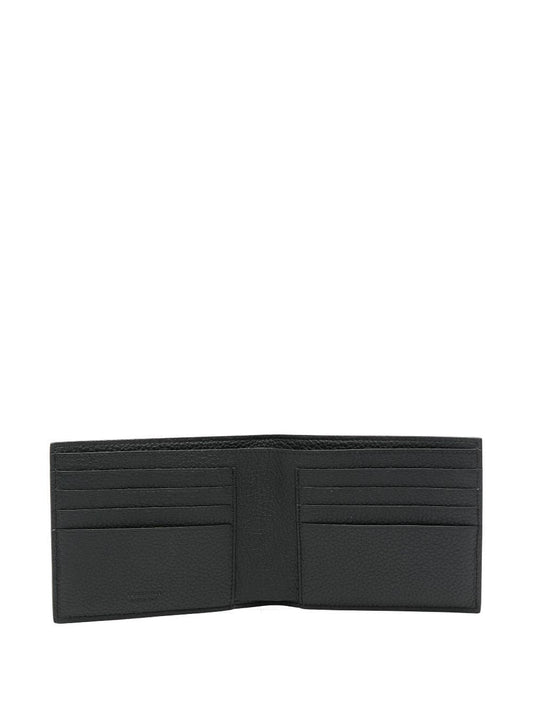 Ferragamo Monogram-Pattern Mini Bi-Fold Wallet