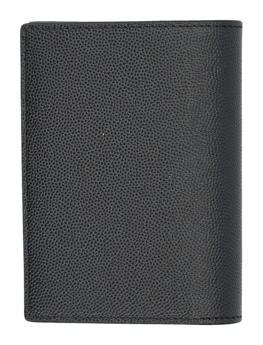SAINT LAURENT Vertical Bi-Fold Wallet - FW25