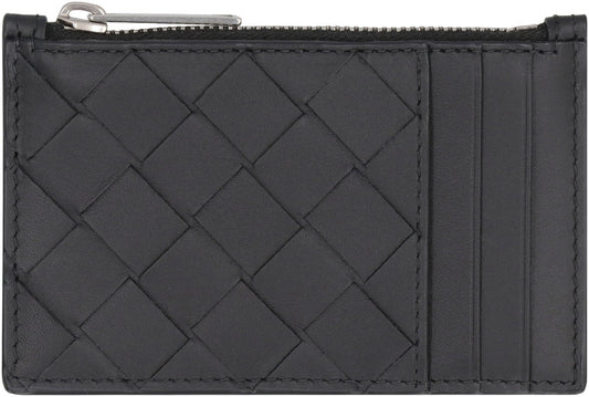 BOTTEGA VENETA Intrecciato Mini Leather Card Holder