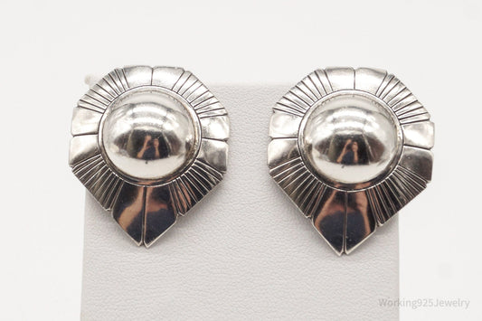 Vintage Native American Sterling-Silber Ohrringe – gebrauchter Schmuck