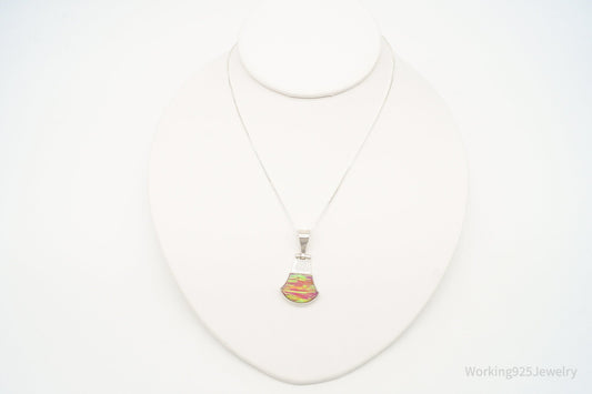 Vintage Mexico Opal 950 Silver Southwestern Necklace — photo 2 of 10