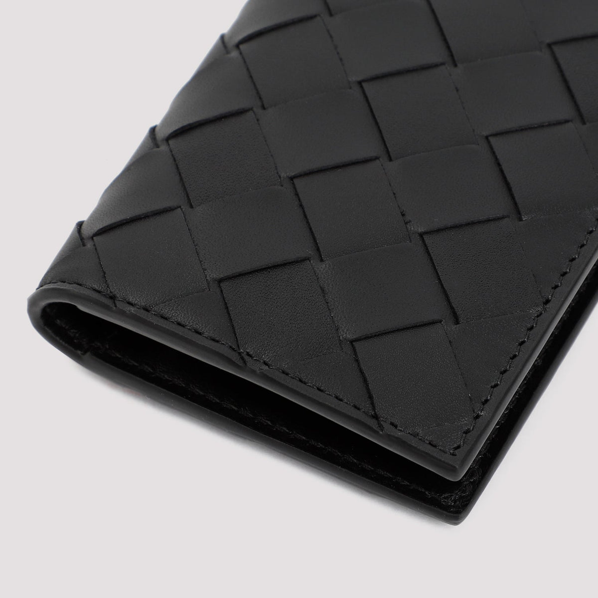 BOTTEGA VENETA Mini Intrecciato Card Holder with Flap - FW25