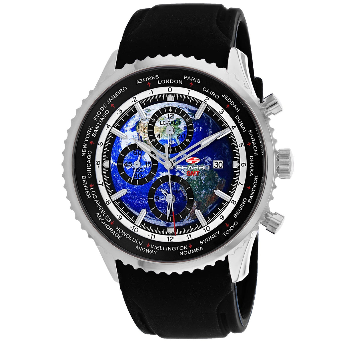 Seapro Men's Meridian World Timer GMT