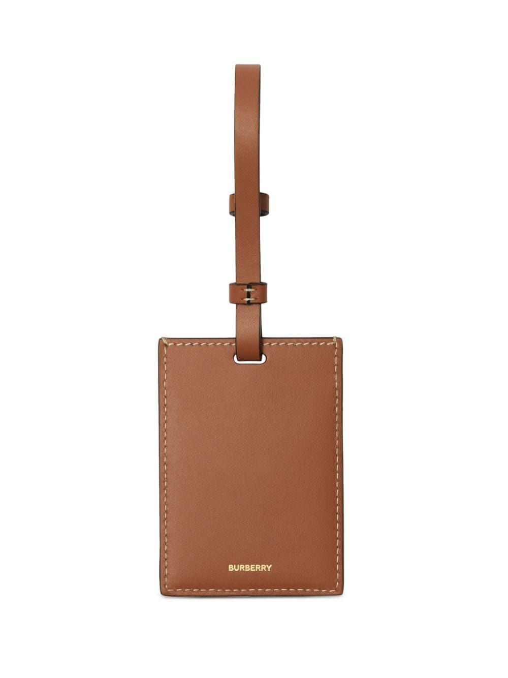 BURBERRY Mini Equestrian Knight Leather Cardholder