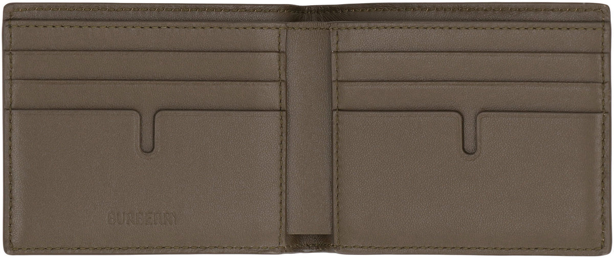 BURBERRY Check Pattern Wallet (9.5x11 cm) - Mini Size