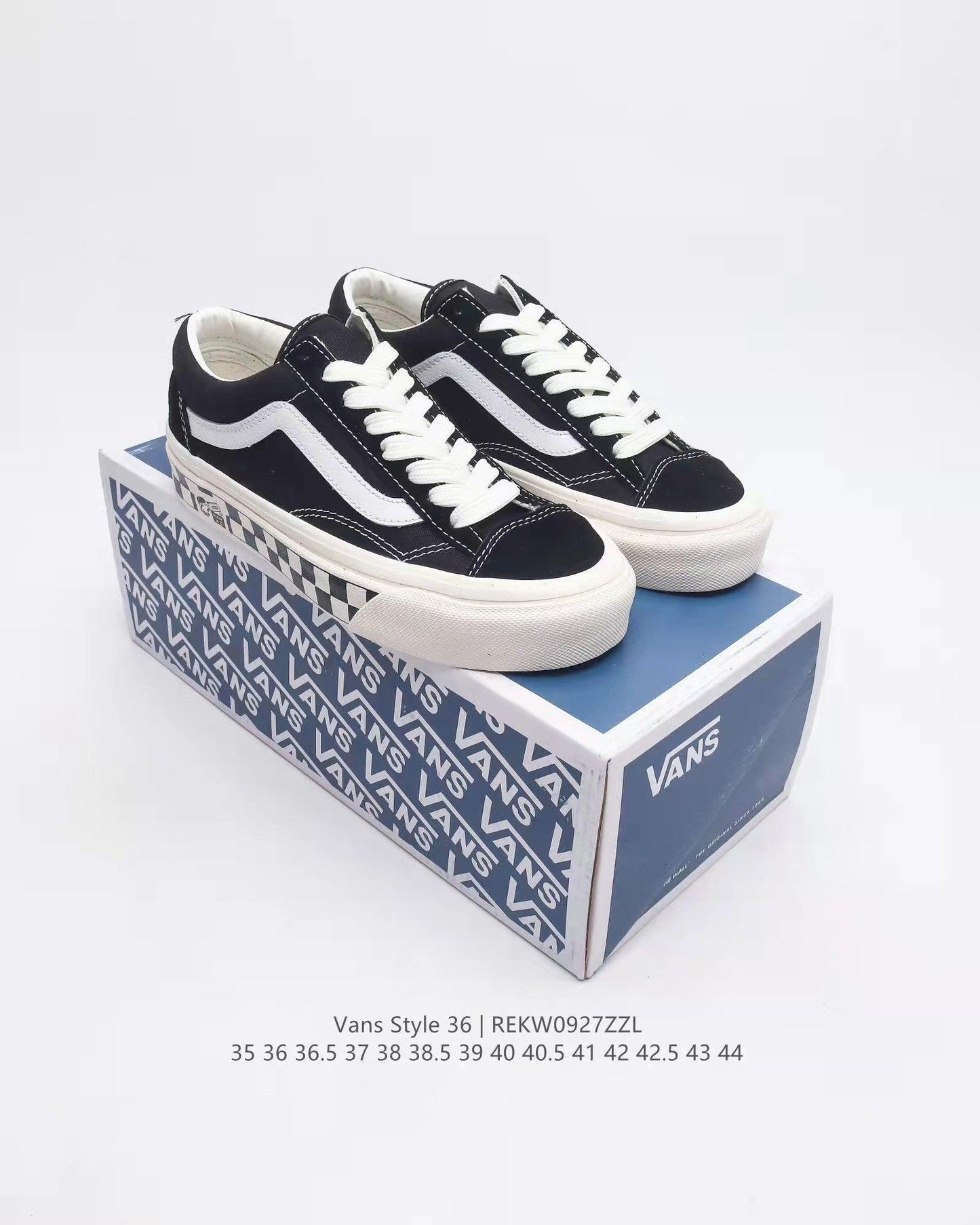 Vans Style 36 Checkerboard 'Black/White'