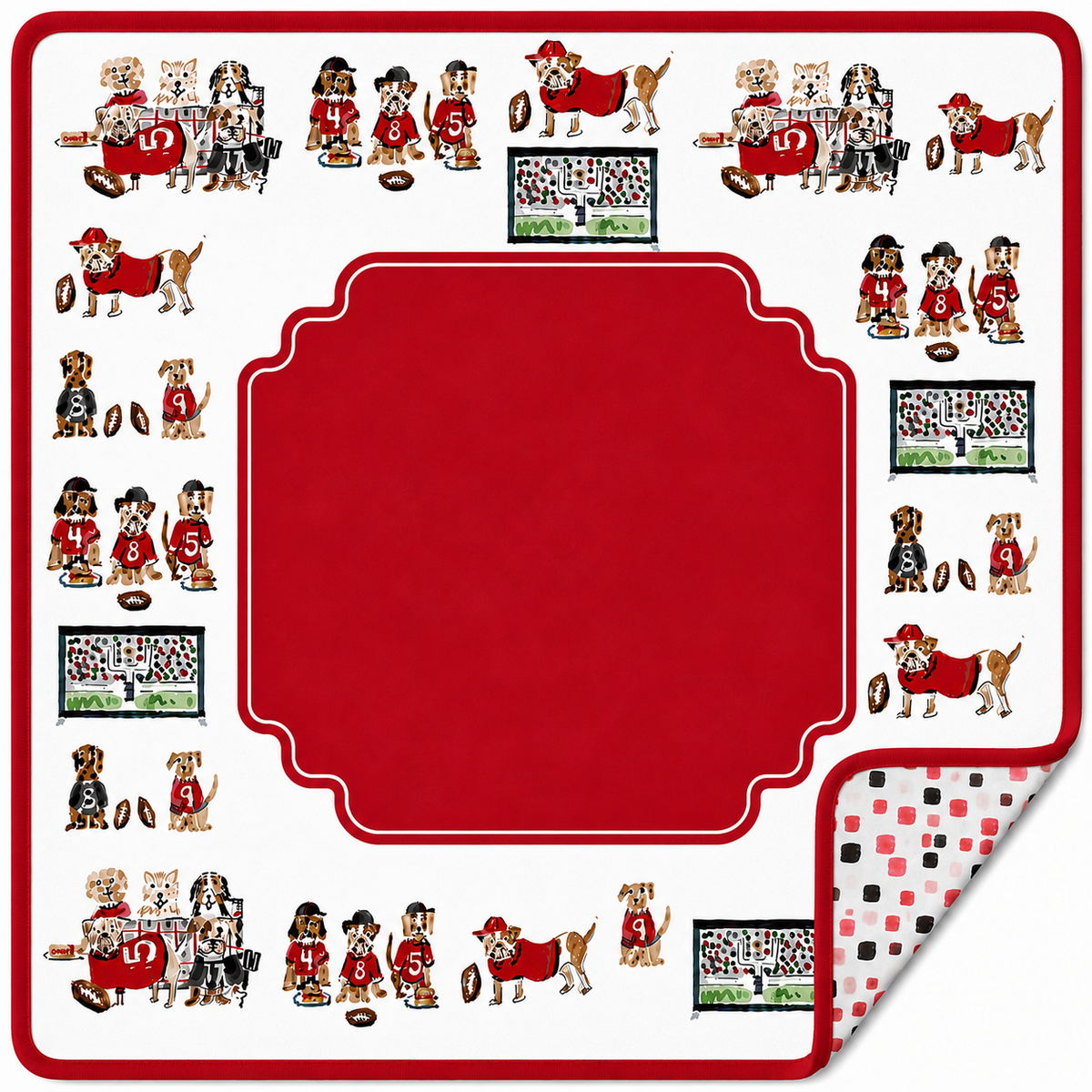 Athens Double-Sided Mahjong Mat
