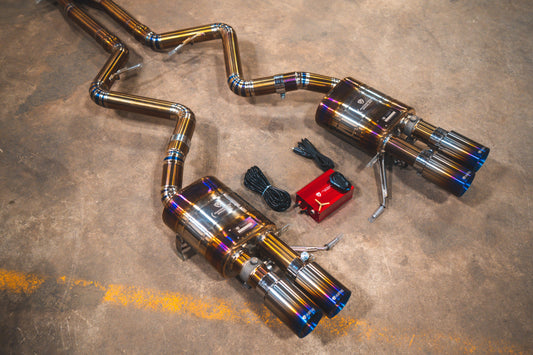 BMW M3 E9X Titanium Valved Sport Exhaust System (V2) — photo 2 of 10