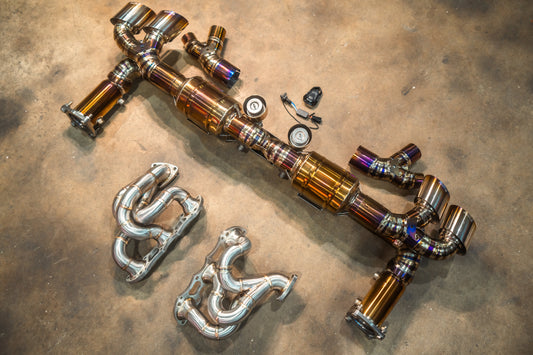 Valvetronic Valved Race Exhaust System for Porsche 911 Turbo 991.1 / 991.2 — photo 2 of 10