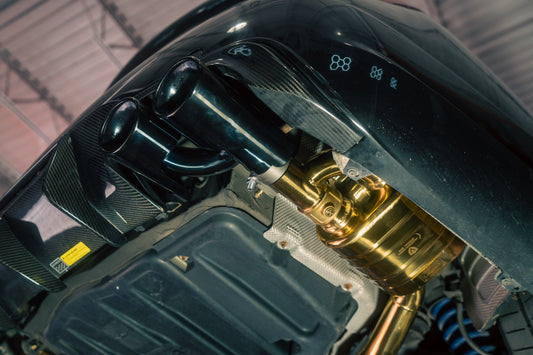 Mercedes C63 AMG W204 Valved Sport Exhaust System — photo 2 of 7