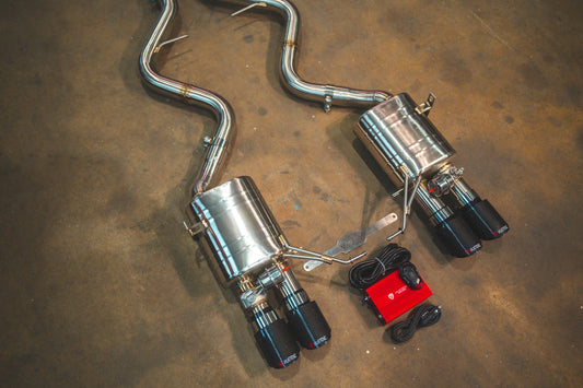 BMW E9x M3 Valved Sport Exhaust System (V2) — photo 2 of 10