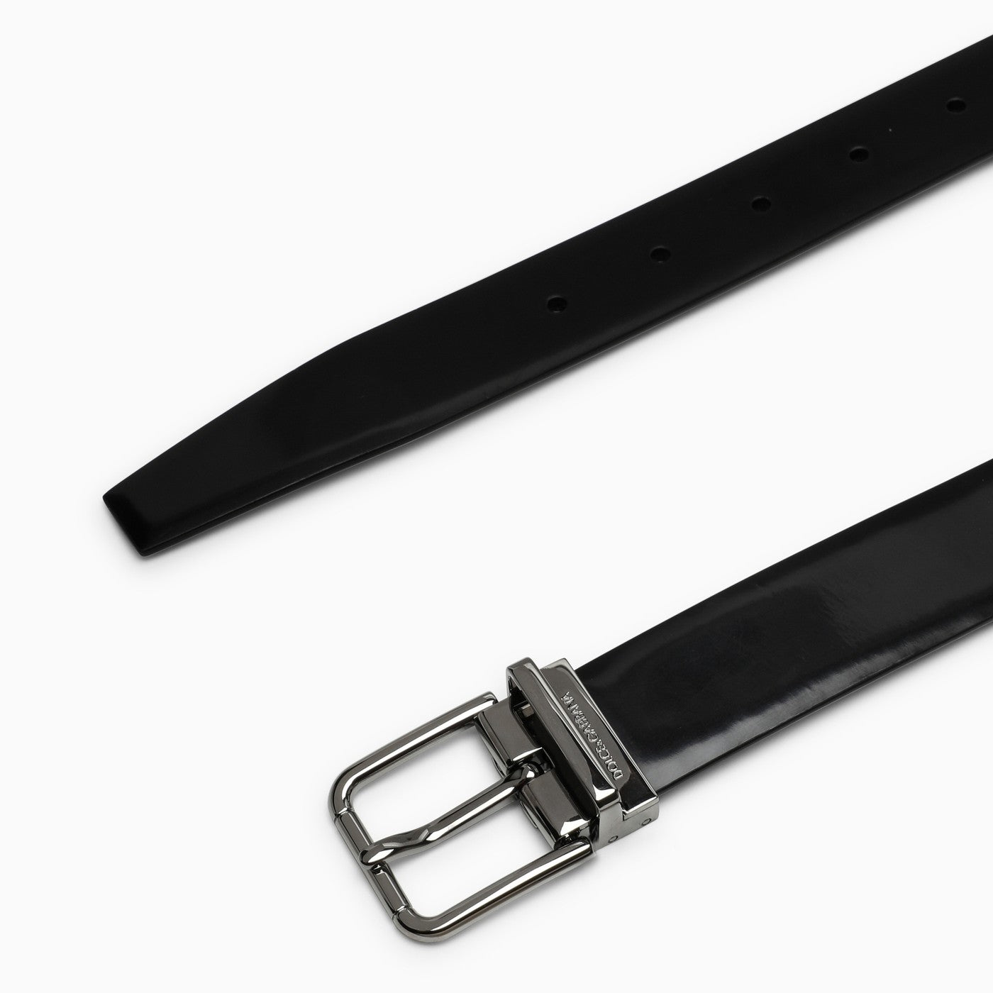 Dolce&Gabbana Black Leather Belt