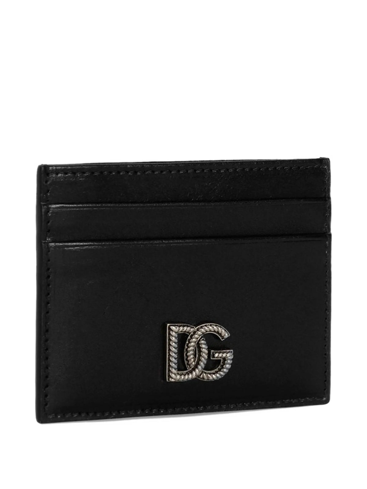 DOLCE & GABBANA Mini Leather Card Holder - Classic Elegance