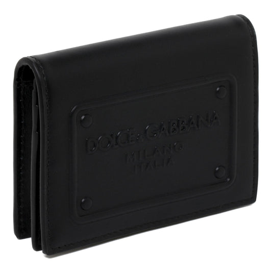 DOLCE & GABBANA Mini Premium 100% Leather Wallet for Men