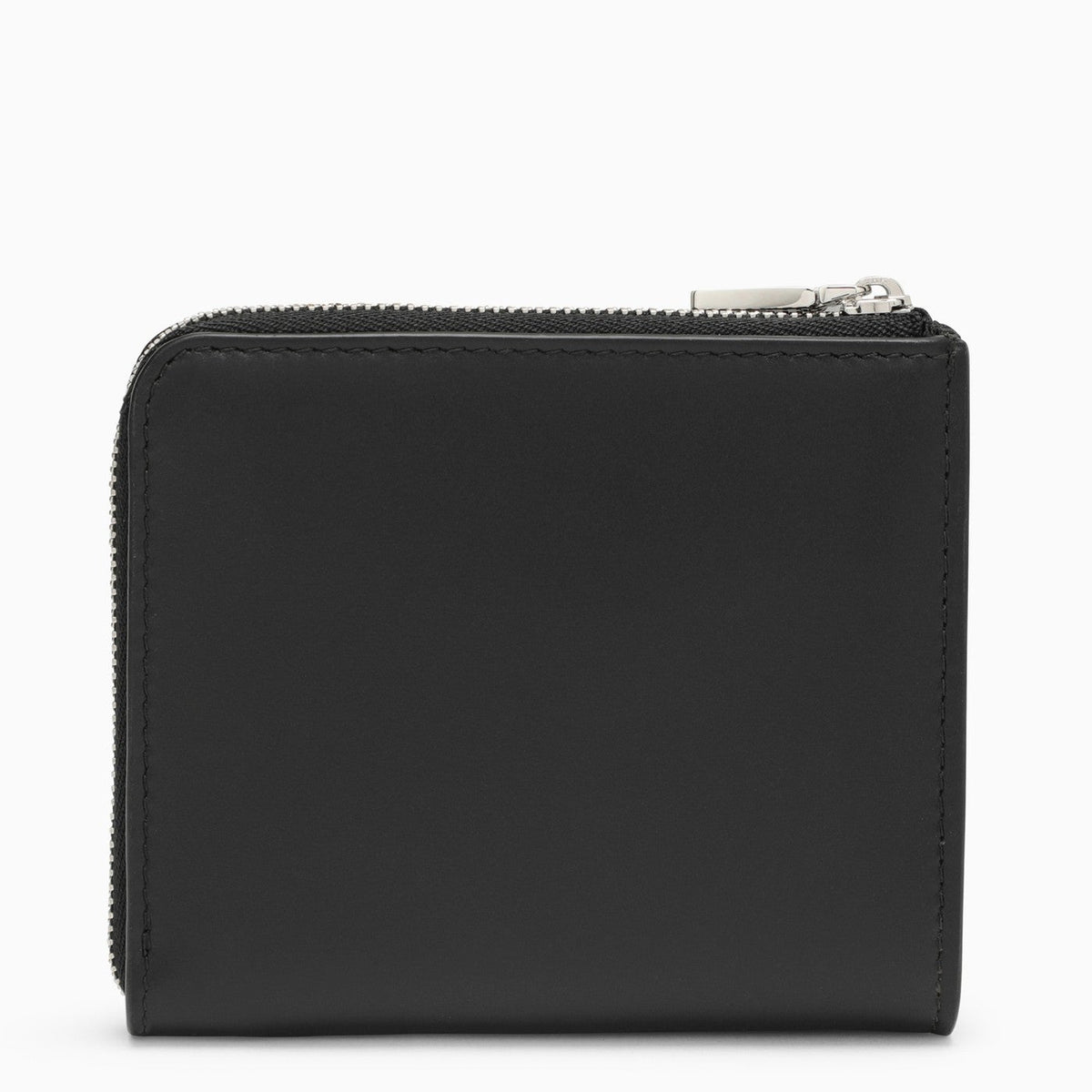 Dolce&Gabbana Black Leather Card Holder With Logoed Plaque